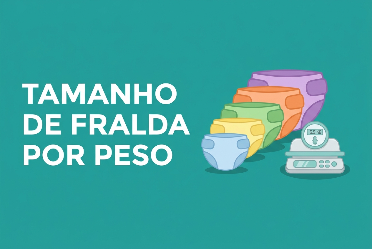 Tabela de tamanho de fralda por peso: todas as marcas